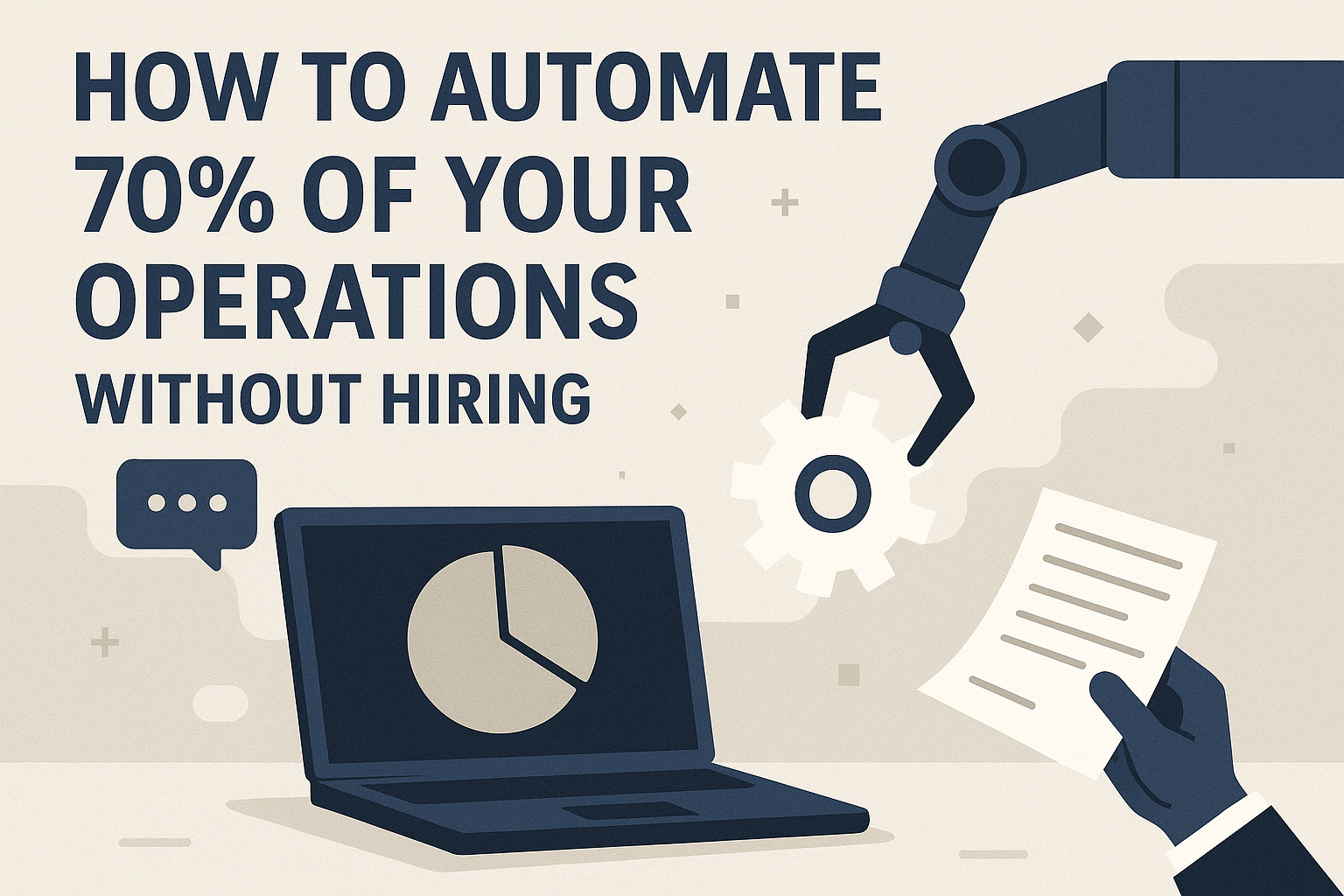 How to Automate 70% of Your Operations Without Hiring